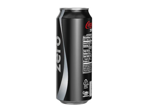Coca Cola Zero Drink Can 500ml 14 3D Model