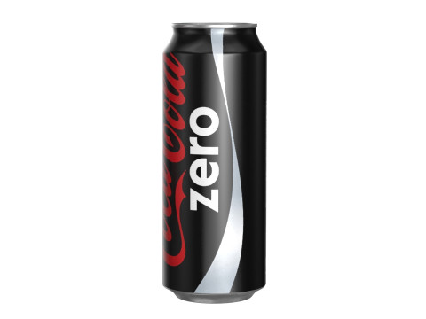 Coca Cola Zero Drink Can 500ml 14 Modèle 3D