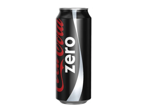 Coca Cola Zero Drink Can 500ml 14 3D Model