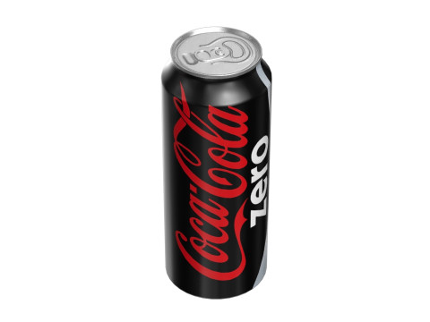 Coca Cola Zero Drink Can 500ml 14 Modèle 3D