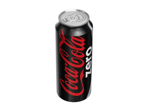 Coca Cola Zero Drink Can 500ml 14 3D Model