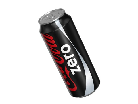 Coca Cola Zero Drink Can 500ml 14 3D Model