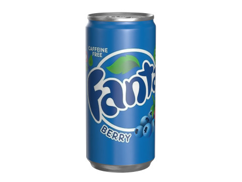 Fanta Berry Drink Can Slim 190ml 01 3D Модель