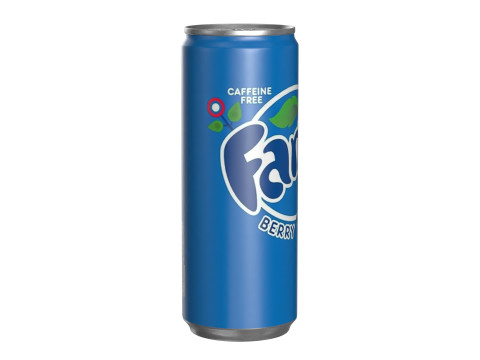 Fanta Berry Drink Can Slim 250ml 02 Modèle 3D