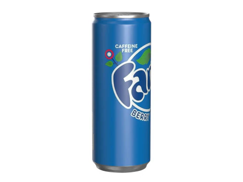 Fanta Berry Drink Can Slim 250ml 02 3D Model
