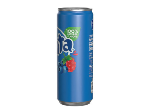 Fanta Berry Drink Can Slim 250ml 02 Modèle 3D