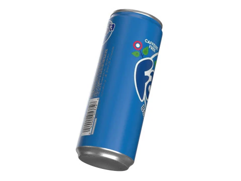 Fanta Berry Drink Can Slim 250ml 02 3D Model