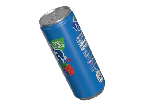 Fanta Berry Drink Can Slim 250ml 02 3D Model