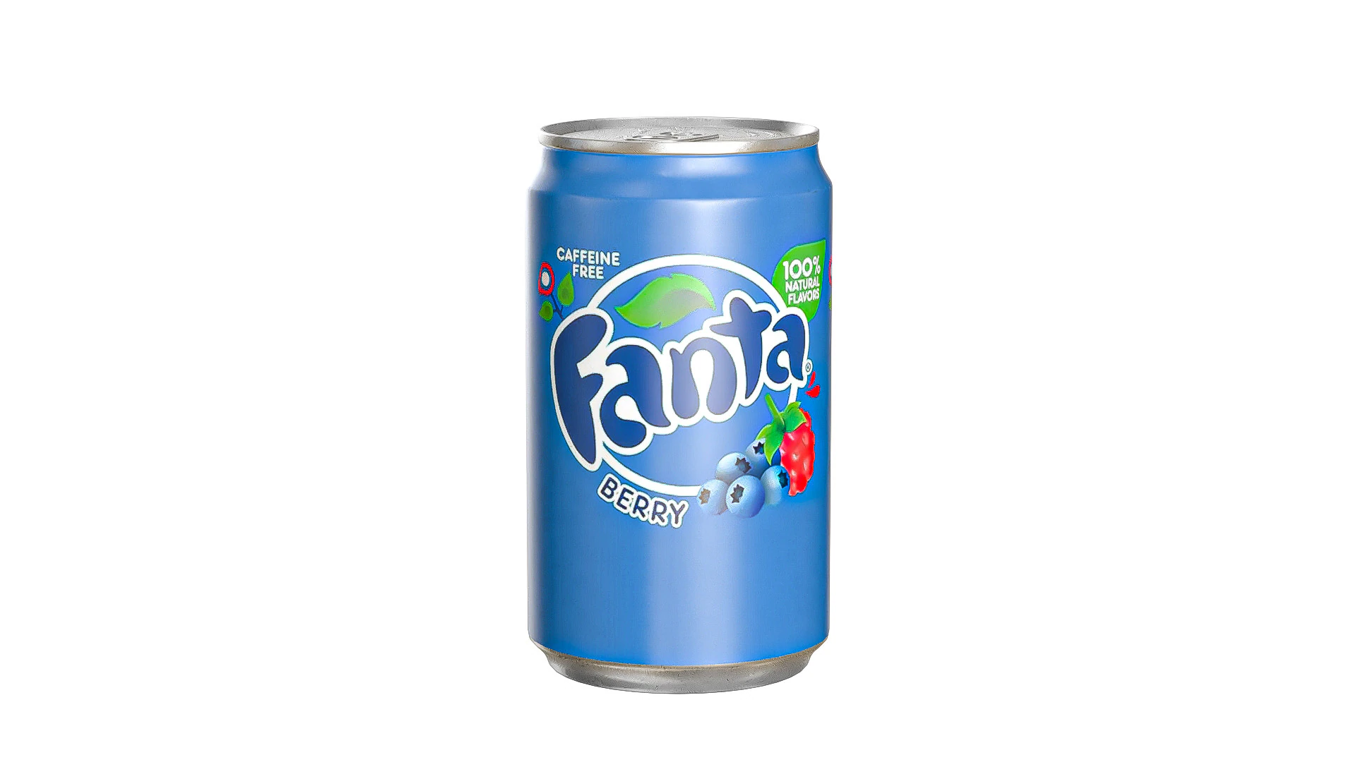 Fanta Berry Drink Can Sleek 200ml 03 3D Model .c4d .max .obj .3ds .fbx .stl .blend 