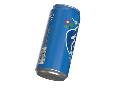 Fanta Berry Drink Can Sleek 250ml 04 3D-Modell