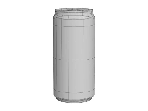 Fanta Berry Drink Can Sleek 250ml 04 3D Model