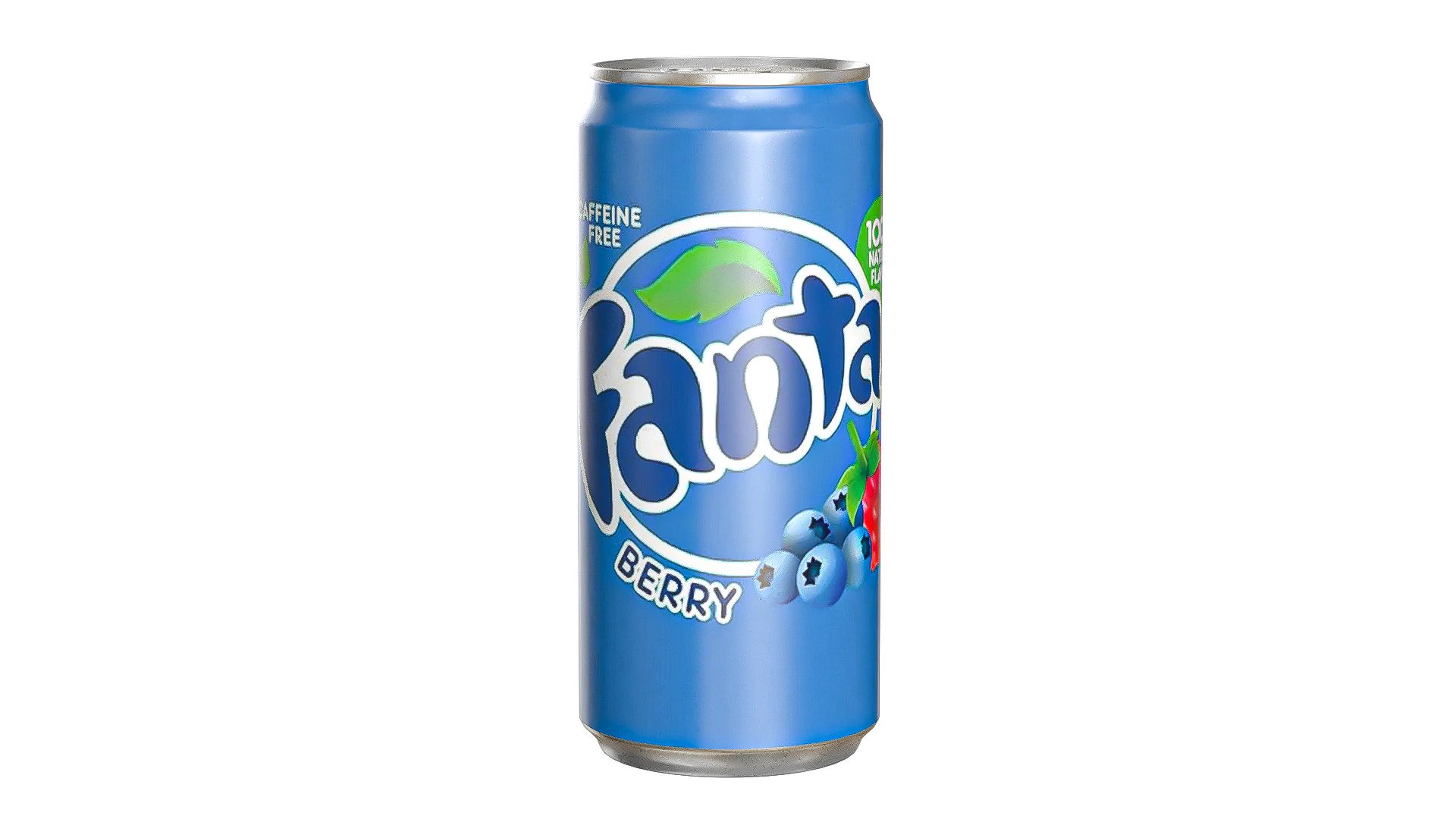 Fanta Berry Drink Can Sleek 270ml 05 3D Model .c4d .max .obj .3ds .fbx .stl .blend 