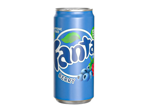 Fanta Berry Drink Can Sleek 270ml 05 3Dモデル