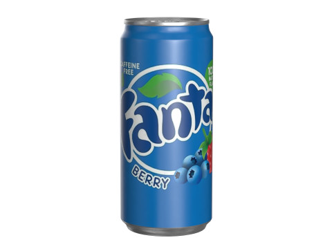 Fanta Berry Drink Can Sleek 270ml 05 3D 模型
