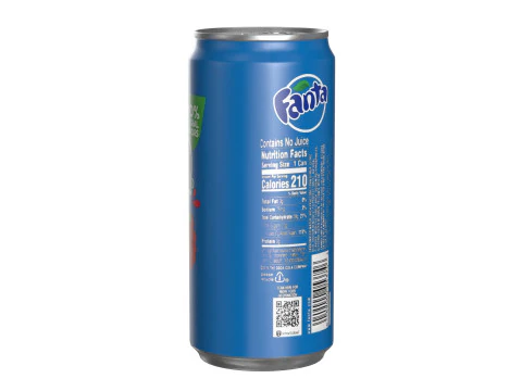 Fanta Berry Drink Can Sleek 270ml 05 3D Model