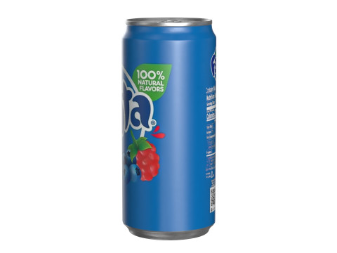Fanta Berry Drink Can Sleek 270ml 05 3D 模型
