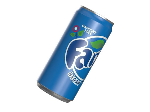Fanta Berry Drink Can Sleek 270ml 05 3D 模型