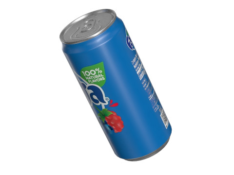 Fanta Berry Drink Can Sleek 270ml 05 3D 模型