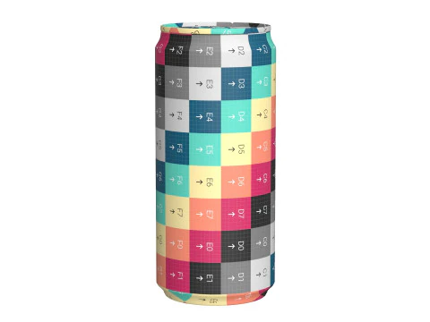 Fanta Berry Drink Can Sleek 270ml 05 3D Model