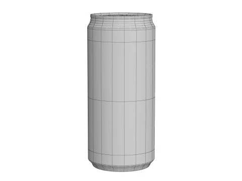 Fanta Berry Drink Can Sleek 270ml 05 3D Model