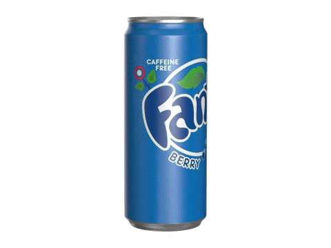 Fanta Berry Drink Can Sleek 310ml 06 3D Model