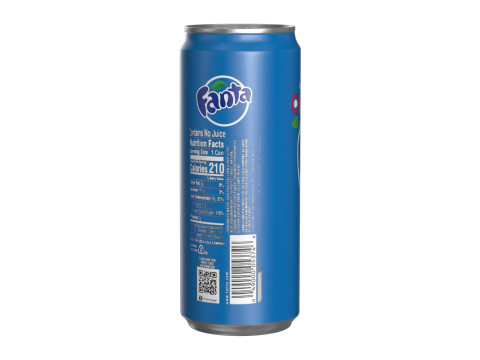 Fanta Berry Drink Can Sleek 310ml 06 3D Model