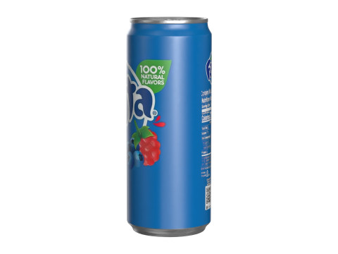 Fanta Berry Drink Can Sleek 310ml 06 3D Model