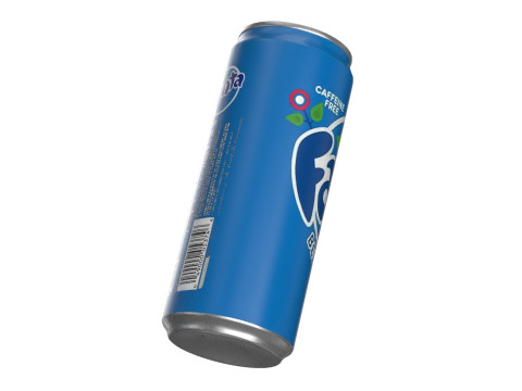 Fanta Berry Drink Can Sleek 310ml 06 3D Model