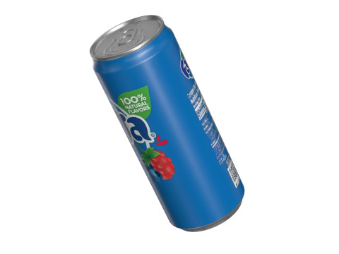 Fanta Berry Drink Can Sleek 310ml 06 3D Model
