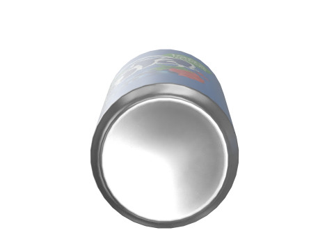 Fanta Berry Drink Can Sleek 310ml 06 3D Model
