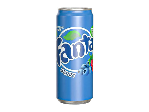 Fanta Berry Drink Can Sleek 310ml 06 3D Model