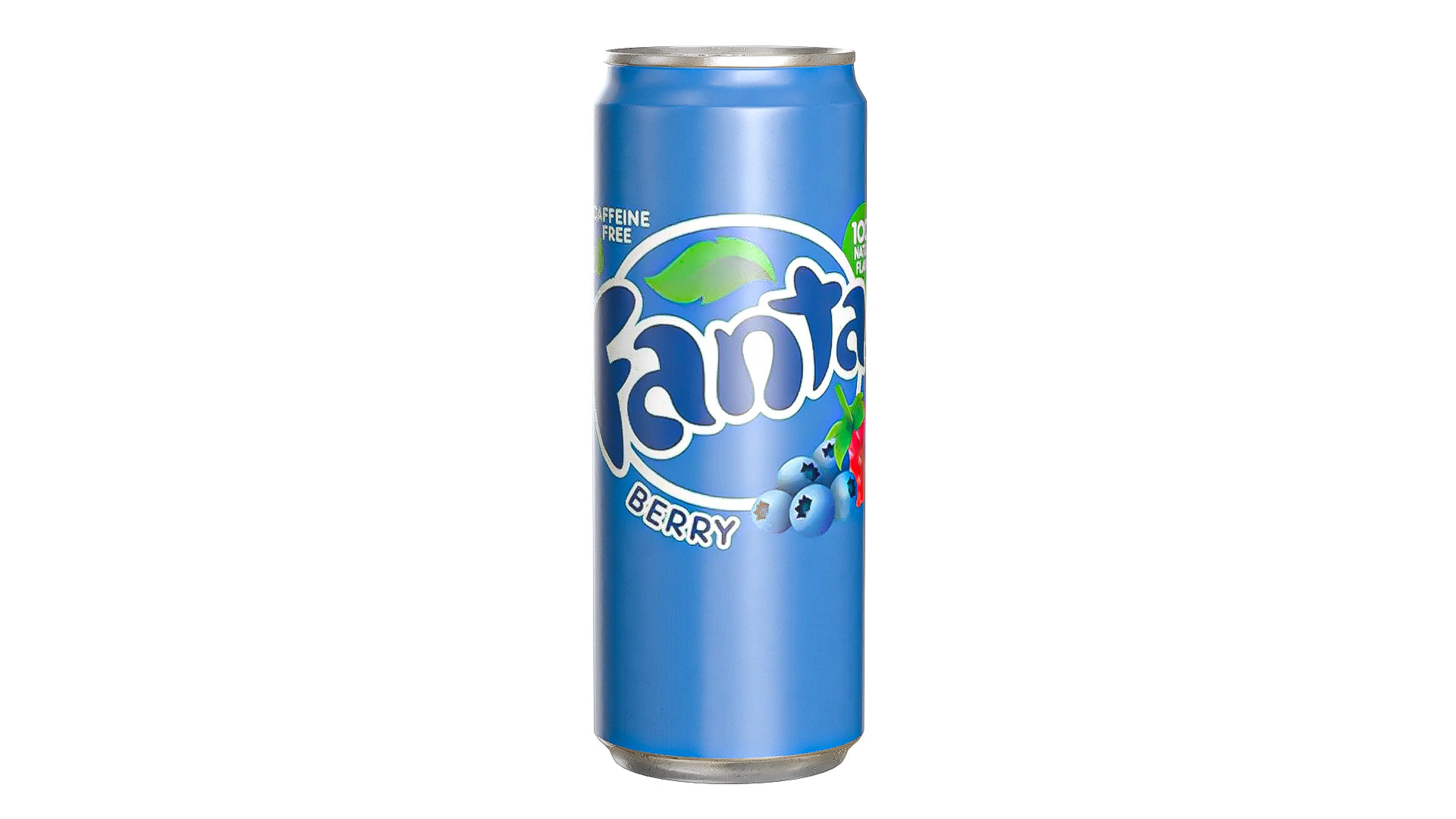 Fanta Berry Drink Can Sleek 330ml 07 3D Model .c4d .max .obj .3ds .fbx .stl .blend 