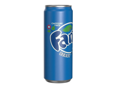 Fanta Berry Drink Can Sleek 330ml 07 3Dモデル