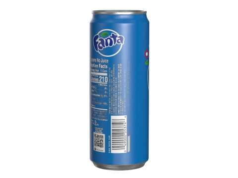Fanta Berry Drink Can Sleek 330ml 07 3Dモデル