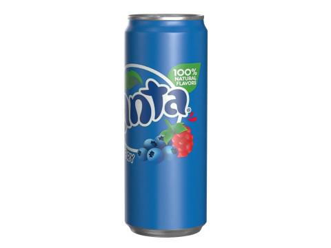 Fanta Berry Drink Can Sleek 330ml 07 3Dモデル