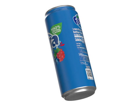 Fanta Berry Drink Can Sleek 330ml 07 3Dモデル