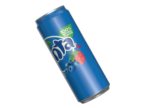Fanta Berry Drink Can Sleek 330ml 07 3Dモデル
