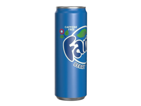 Fanta Berry Drink Can Sleek 355ml 08 3D Model