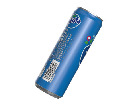 Fanta Berry Drink Can Sleek 355ml 08 3D Model