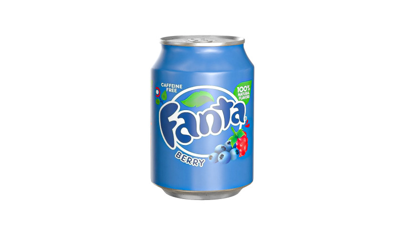 Fanta Berry Drink Can 250ml 09 3D Модель .c4d .max .obj .3ds .fbx .stl .blend