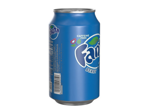 Fanta Berry Drink Can 330ml 10 Modèle 3D