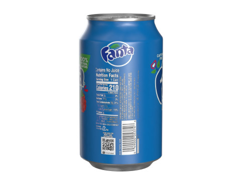 Fanta Berry Drink Can 330ml 10 Modèle 3D