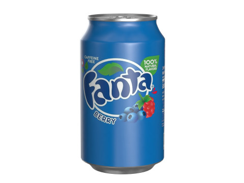 Fanta Berry Drink Can 330ml 10 Modèle 3D