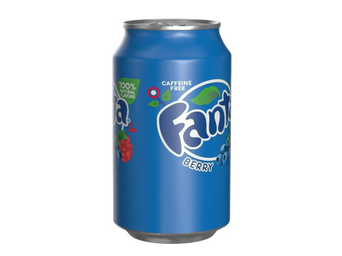 Fanta Berry Drink Can 330ml 10 Modèle 3D