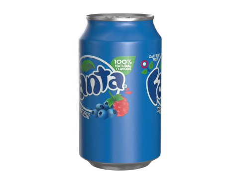 Fanta Berry Drink Can 330ml 10 Modèle 3D