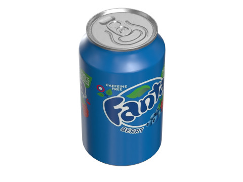 Fanta Berry Drink Can 330ml 10 Modèle 3D