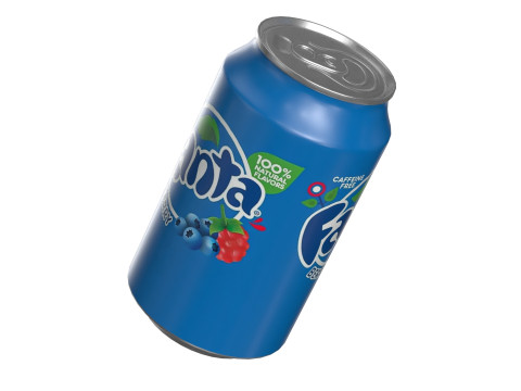 Fanta Berry Drink Can 330ml 10 Modèle 3D