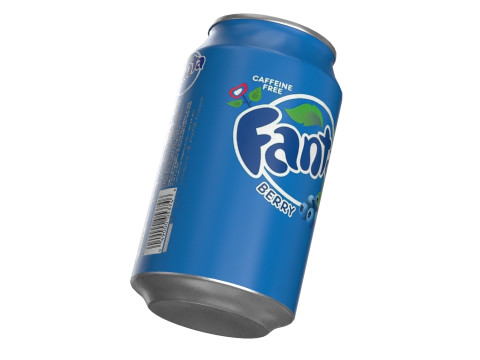 Fanta Berry Drink Can 330ml 10 Modèle 3D