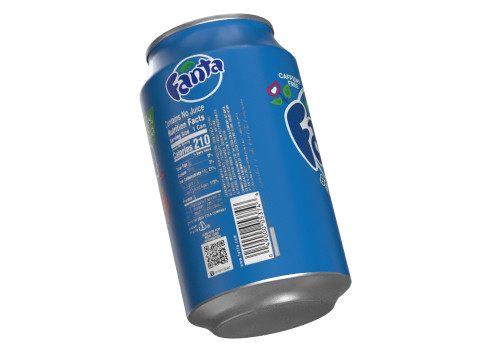 Fanta Berry Drink Can 330ml 10 Modèle 3D
