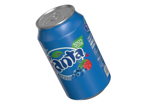 Fanta Berry Drink Can 330ml 10 Modèle 3D